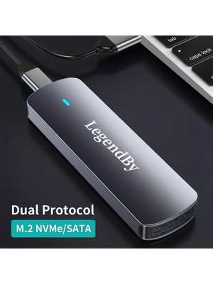 LegendBy M.2 SSD Disk Kutusu | USB 3.1 Type-C 10GBPS NVMe Desteği Ve Tak-Çalıştır Özelliği