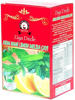 Atom Nane Limon Melisa Küp Şeker Çayı 140 gr