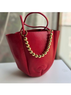 Gold  Boncuk Çanta Aksesuarı