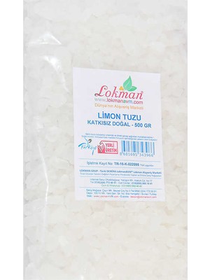 Limon Tuzu Granül Çakıl 500 gr Paket