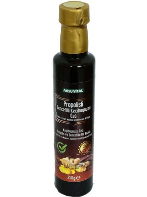 Propolisli Zencefilli Keçiboynuzu Özü Cam Şişe 350 gr