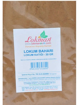 Lokum Baharı 30 gr Paket