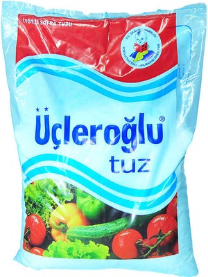 Yemeklik Iyotlu Öğütülmüş Kalın Sofra Tuzu 1500 gr