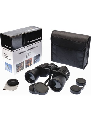  7X50 – Geniş Ön Mercekli Profesyonel El Dürbünü – 1000M/56M – Siyah V3