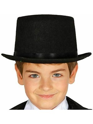 Sihirbaz Şapkası Çocuk Boy Siyah Renk