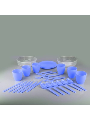Piknik Seti 6 Kişilik Çantalı 32 Parça