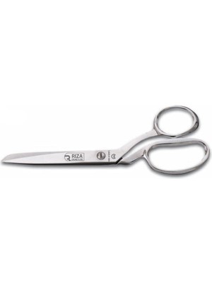 Rıza M-A3157-8 Tekstil / Yatık Regula Makası No: 8 Inç / 20,32 cm - Nikel Kaplama