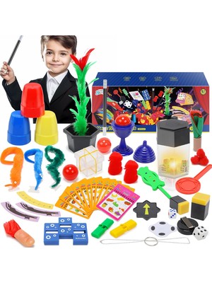 Sihirbazlık Seti - Illüzyon Oyunları Full Set - Sihir Magic Gösteri Seti 5 Parça