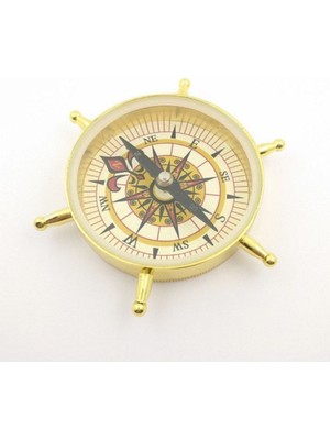 Estetik Tasarım Dümen Model Pirinç Pusula