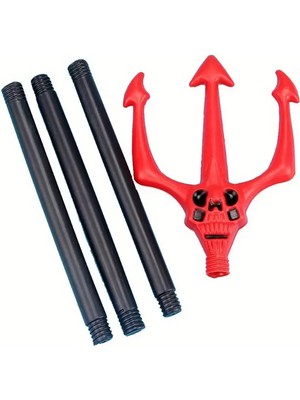Kırmızı Renk Halloween Cadılar Bayramı Çatal 107 cm