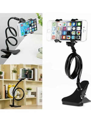 Akrobat Telefon Tutucu Spiral Gövdeli Oynar Başlıklı