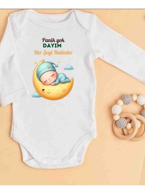 Lupi Özel Tasarım Isimli Baskılı Dayi Yeğen Hediyelik Zıbın