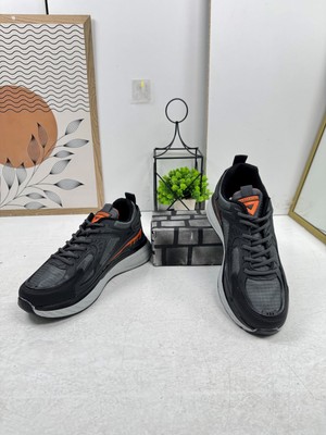 Günlük Erkek Sneaker Fileli Bağcıklı Kalın Tabanlı Rahat Spor Ayakkabı 4267