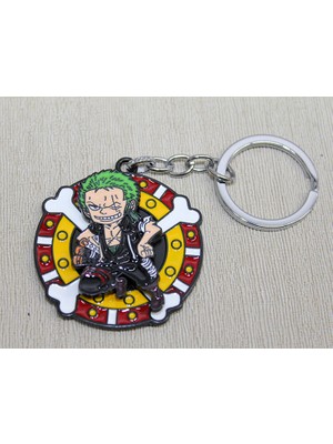 Metal Dönen One Piece Anahtarlık