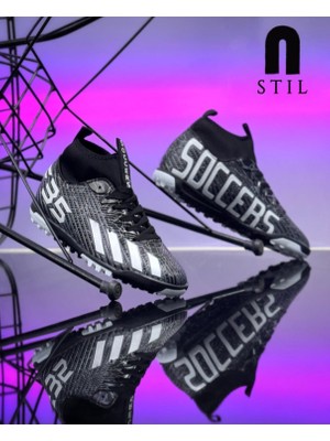  Erkek Çocuk Halısaha Çoraplı Çivisiz Futbol Spor Ayakkabısı F35HS