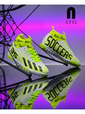  Erkek Çocuk Halısaha Çoraplı Çivisiz Futbol Spor Ayakkabısı F35HS