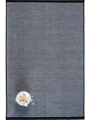 Enva Home Modern Şönil Kilim Halı Yıkanabilir Kaymaz Tabanlı Yumuşak İnce Yapısı ile Her Alana Uyumlu Gri