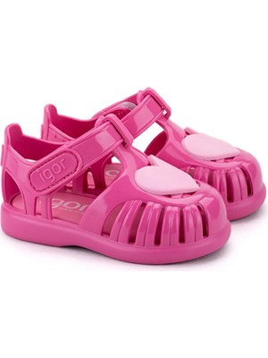 Igor Tobby Gloss Love Kız Çocuk Fuşya Sandalet S10310-007