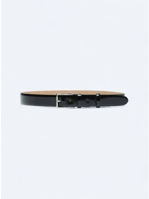 Siyah Dana Derisi Kemer