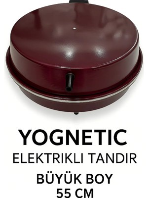 Jumbo Büyük Boy Elektrikli Tandır | Ekmek Yapma Makinesi | Statik Boyalı Büyük Boy Tandır - BORDO