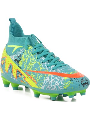 Turkuaz-Sarı Çoraplı Erkek Krampon Air 600 M