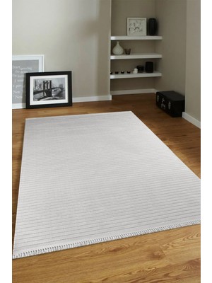 Enti Prag 9215 Gri Halı Yolluk Modern Salon Halısı Antre Hol