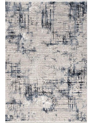 Enti Norm 6214 Mavi Salon Halısı Kesme Yolluk Yumuşak Doku Kaymaz Halısı