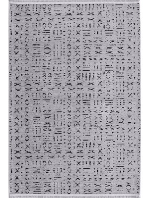 Enti Terrace 8213 Gri Iskandinav Halı Yıkanabilir Kesme Yolluk Koridor Kaymaz Çocuk Odası