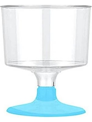 Parti Adresi Ayaklı Shot Bardağı 6'Lı Mavi