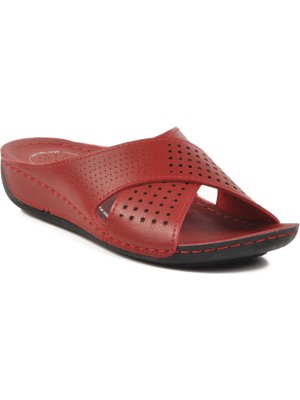 Kırmızı Anatomic Kadın Terlik 16.004 Z