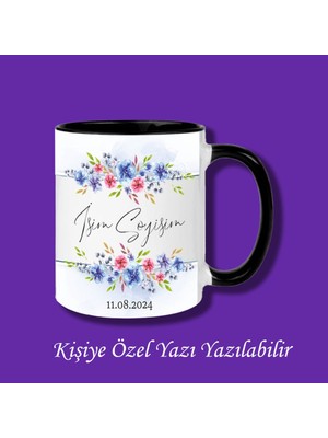 8 Mart Dünya Kadınlar Günü Tasarımlı Isimli Kupa Bardak