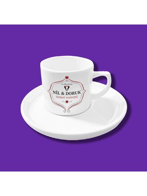 Kişiye Özel Damat Kahvesi Fincanı
