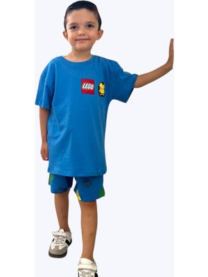 Erkek Çocuk LEGO Baskılı Şortlu Alt Üst Takım