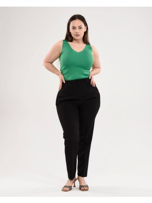 La Mode Istanbul Yüksek Bel Battal Pantolon