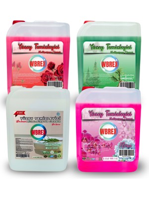 Wbrex Premium Kıvamlı Yüzey Temizleyici Tüm Yüzeyler Deneme Paketi Flora&çam&gül&beyaz Sabun