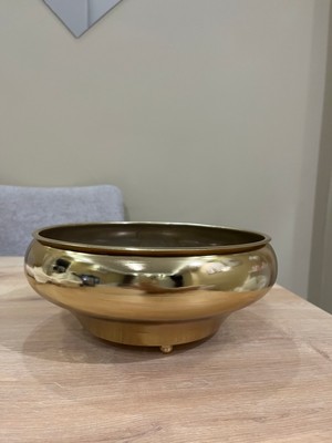 Gold Metal Dekoratif Vazo