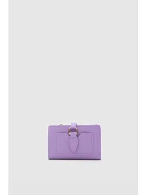 Afra Lila Renk Mini Bayan Cüzdan