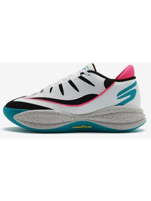 Skechers Skx Blite Erkek Beyaz/Siyah/Çoklu Basketbol Ayakkabısı 253025 Wbmt Esnek Dış Materyal ile Üstün Performans