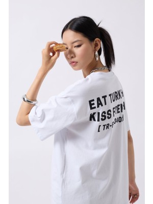 Passense Turkish Sırt Baskılı Oversize T-Shirt