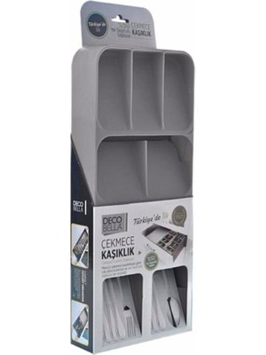 9 Bölmeli Çekmece Kaşıklık (Beyaz)