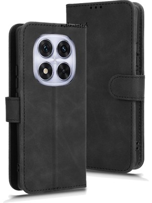 Xiaomi Redmi Note 14 Pro 5g Kılıf 360 Tam Kaplar Deri Dokulu Kapaklı Cüzdan Standlı Kartvizitli Kopçalı Kapak Kartlıklı