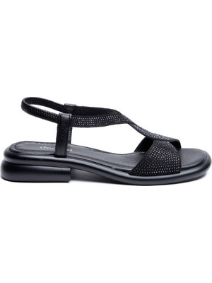 Günlük Hakiki Deri Kadın Sandalet