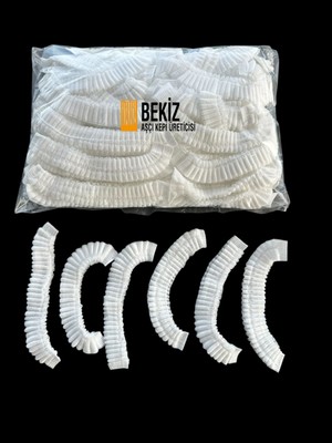 Bekiz Aşçı Kepleri Tela Bone 400 Adet 42 cm