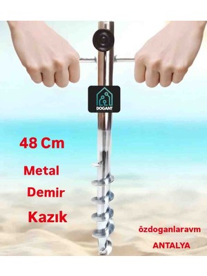 Karadeniz Demir Metal Şemsiye Kazık 48 cm