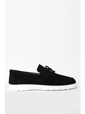 Greyybull Shoes Greyybull Erkek Günlük Rok Loafer Ayakkabı Hakiki Deri ve Nubuk Malzeme ile Konforlu