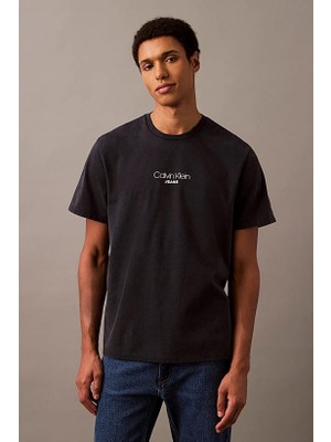 Erkek Ck Acid Wash 20S T-Shirt - Siyah