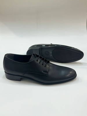 Greyybull ÖZCAN BOZBOĞA Klasik Erkek Ayakkabı Siyah Suni Deri Kaymaz Tabanlı Rahat Kullanım