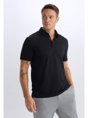 Defacto Erkek  T-Shirt X2594AZ/BK81 Black