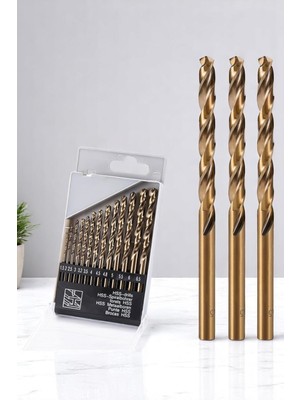 Beton Matkap Ucu Seti- Çelik Beton Metal Ahşap Matkap 13 Lü Set 721729