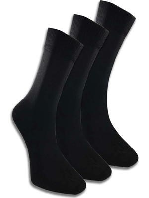 3 Adet Erkek Bambu Lastiği Sıkmayan  Çorap